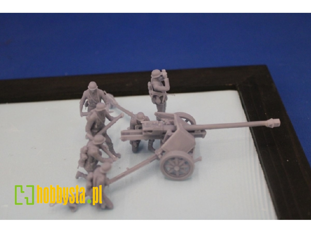 Crew For 7,5 Cm Pak 40 Anti Tank Gun - zdjęcie 1 Crew For 7,5 Cm Pak 40 Anti Tank Gun - zdjęcie 1