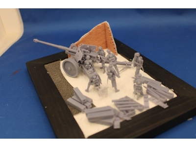 Complete Crew For 8,8 Cm Pak 43 (9 Soldiers) - zdjęcie 2 Complete Crew For 8,8 Cm Pak 43 (9 Soldiers) - zdjęcie 2