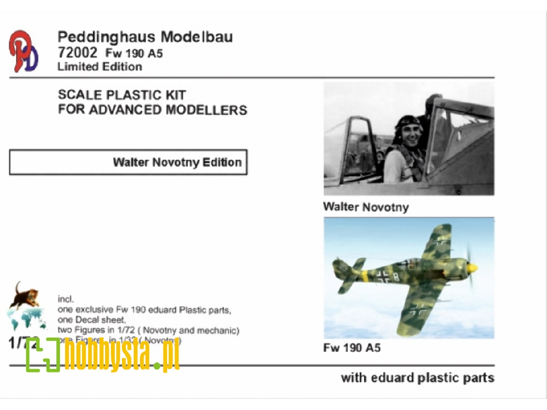Foce Wulf Fw-190 A-5 - Oberstlt. Walter Novotny - zdjęcie 1