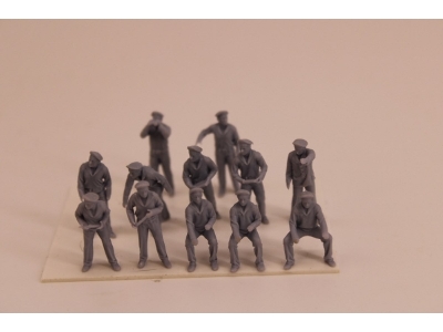 German Kriegsmarine Sailors - Gun Crew For 2 Cm Flak And 3,7 Cm Flak (12 Figures) - zdjęcie 1