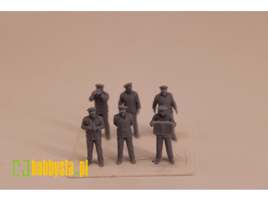 German Kriegsmarine Officers On Deck (6 Figures) - zdjęcie 1