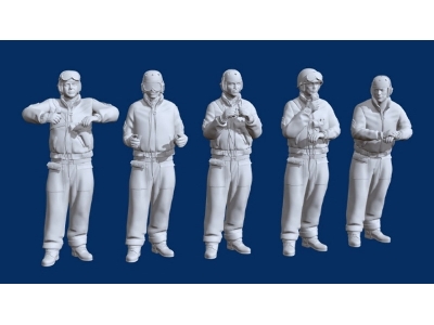 Us Wwii Tank Crew (5 Figures) - zdjęcie 1