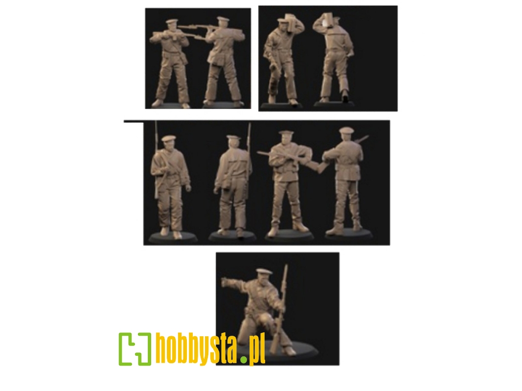 Russian Wwii Naval Infantry (5 Figures) - zdjęcie 1