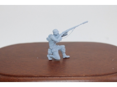 German Soldiers With 8cm Grenade Launcher And Mauer And Grenade Launcher (6 Figures) - zdjęcie 2