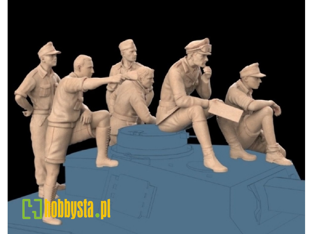Rommel And Staff (5 Figures) - zdjęcie 1