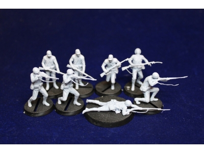 Japanese Infantry No. 2 Attacking (8 Figures) - zdjęcie 2