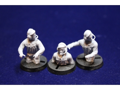 Early German Bundeswehr Half Figures For Early Tanks M48 Or Leopard 1 (2 Figures) - zdjęcie 1