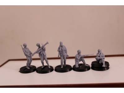 Us Soldiers 1944 (5 Figures) - zdjęcie 1
