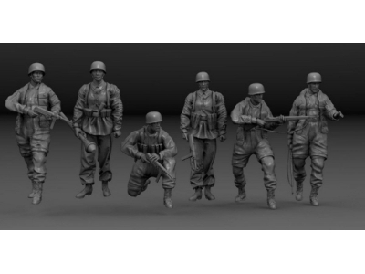 German Paratroopers 1944 (6 Figures) - zdjęcie 1
