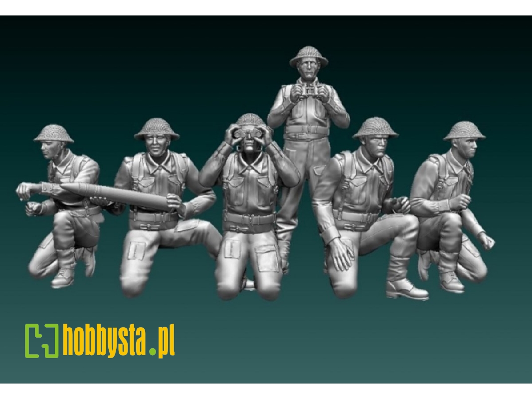 6 English Soldiers Gun Crew - zdjęcie 1