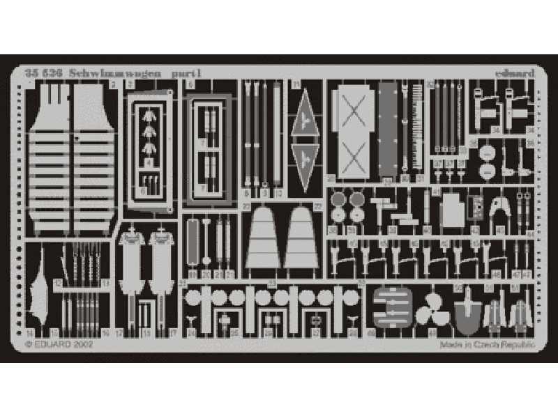 Flak 38 20mm 1/35 - Tamiya - blaszki - zdjęcie 1 Flak 38 20mm 1/35 - Tamiya - blaszki - zdjęcie 1