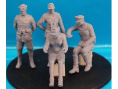 Rommel And Staff For Horch Staff Car - zdjęcie 1