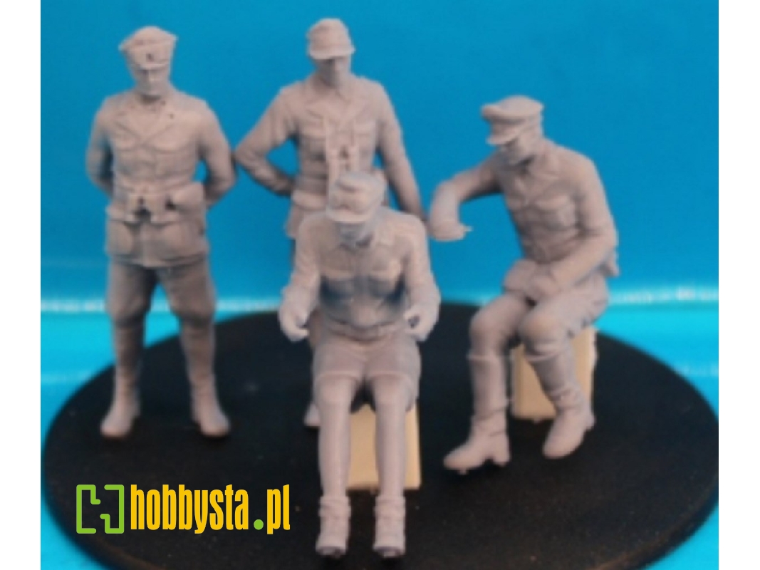 Rommel And Staff For Horch Staff Car - zdjęcie 1