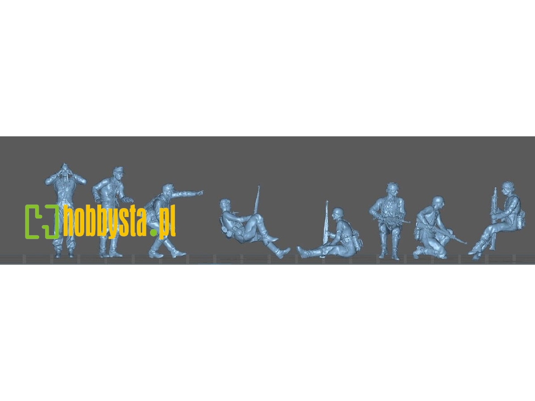 6 Soldiers Of The Waffen Ss Sitting On A Tank And Two Tankers - zdjęcie 1