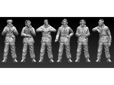 6 German Tankers In Winter Dresss No. 2 - zdjęcie 1