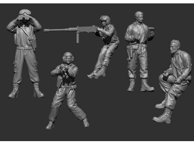 Us Tank Crew 5 Soldiers - zdjęcie 1