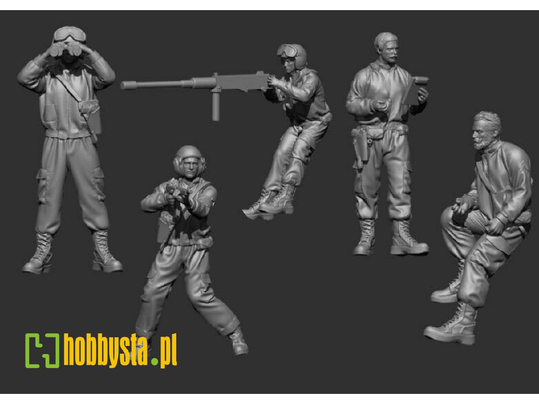 Us Tank Crew 5 Soldiers - zdjęcie 1