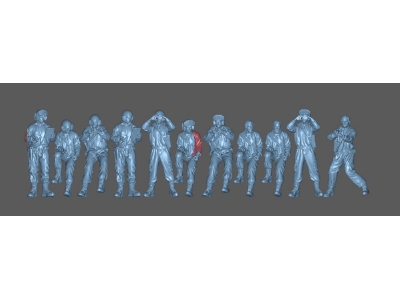 Us Tank Crew 11 Figures - zdjęcie 1