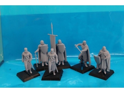 6 Templar Knights No. 2 With Flag - zdjęcie 1