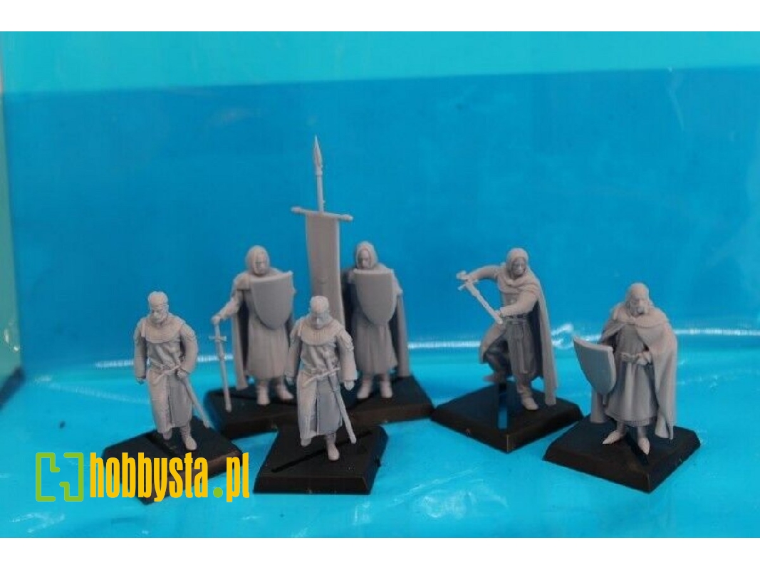 6 Templar Knights No. 2 With Flag - zdjęcie 1