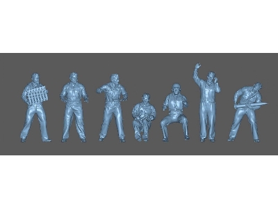 7 German U-boot Crew No. 5 Gun Crews - zdjęcie 1