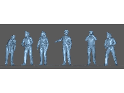 German Kriegsmarine 2cm Flak Operators - 6 Figures - zdjęcie 1