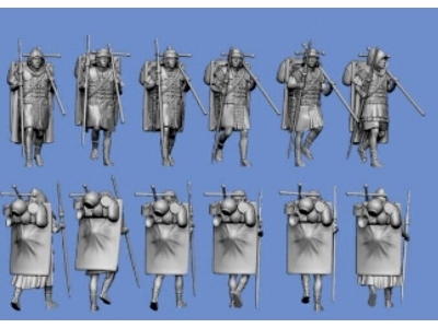 6 Roman Legionnaires On The March - zdjęcie 1