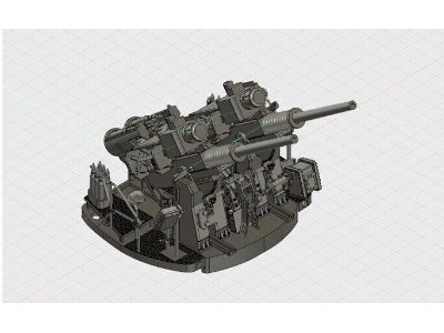 76mm Twin Gun German Bundesmarine Fletcher Class - zdjęcie 1