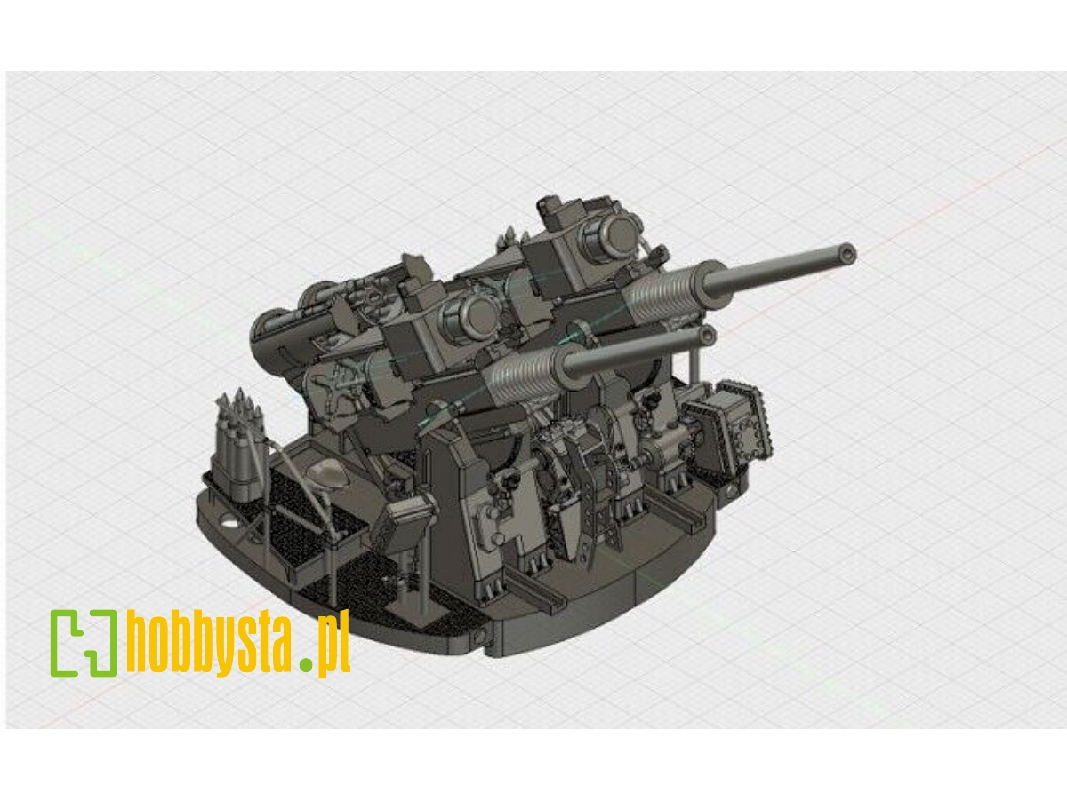 76mm Twin Gun German Bundesmarine Fletcher Class - zdjęcie 1