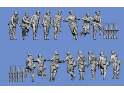 8 Soldiers Of The Waffen Ss Rest Phase In The Sd. Kfz 251 - zdjęcie 1