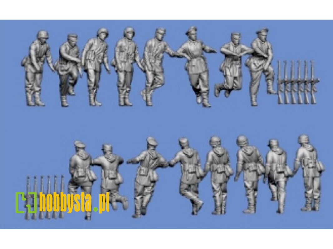 8 Soldiers Of The Waffen Ss Rest Phase In The Sd. Kfz 251 - zdjęcie 1