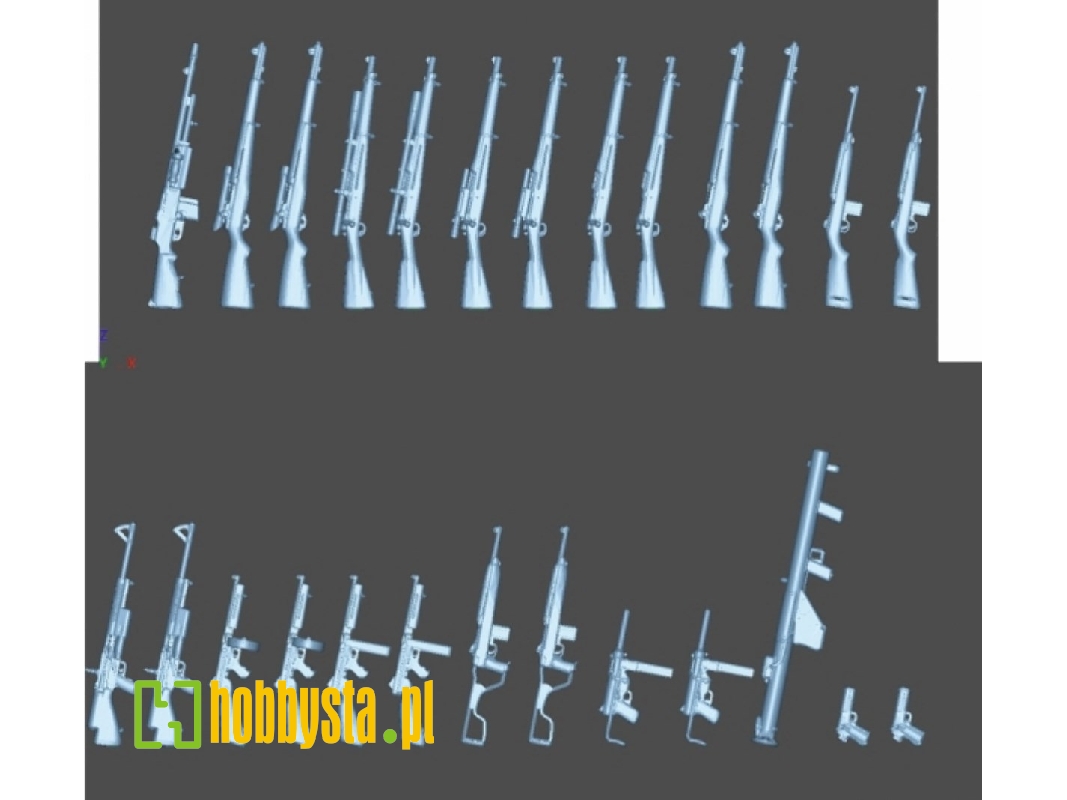 Us Wwii Infantry Weapon Set - zdjęcie 1