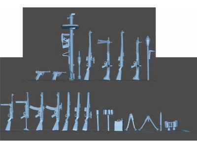 Late Wwii German Infantry Weapon Set - zdjęcie 1