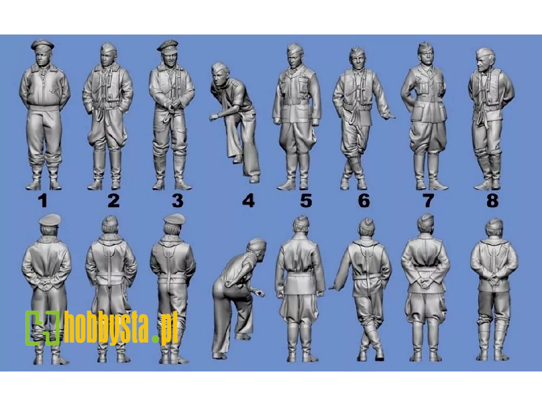 German Wwii Aces In France (1940) - Oesau / Mölders / Joppien / Ihlefeld / Schmidt / Tietzen / Mayer And Bretnütz - zdjęcie 1