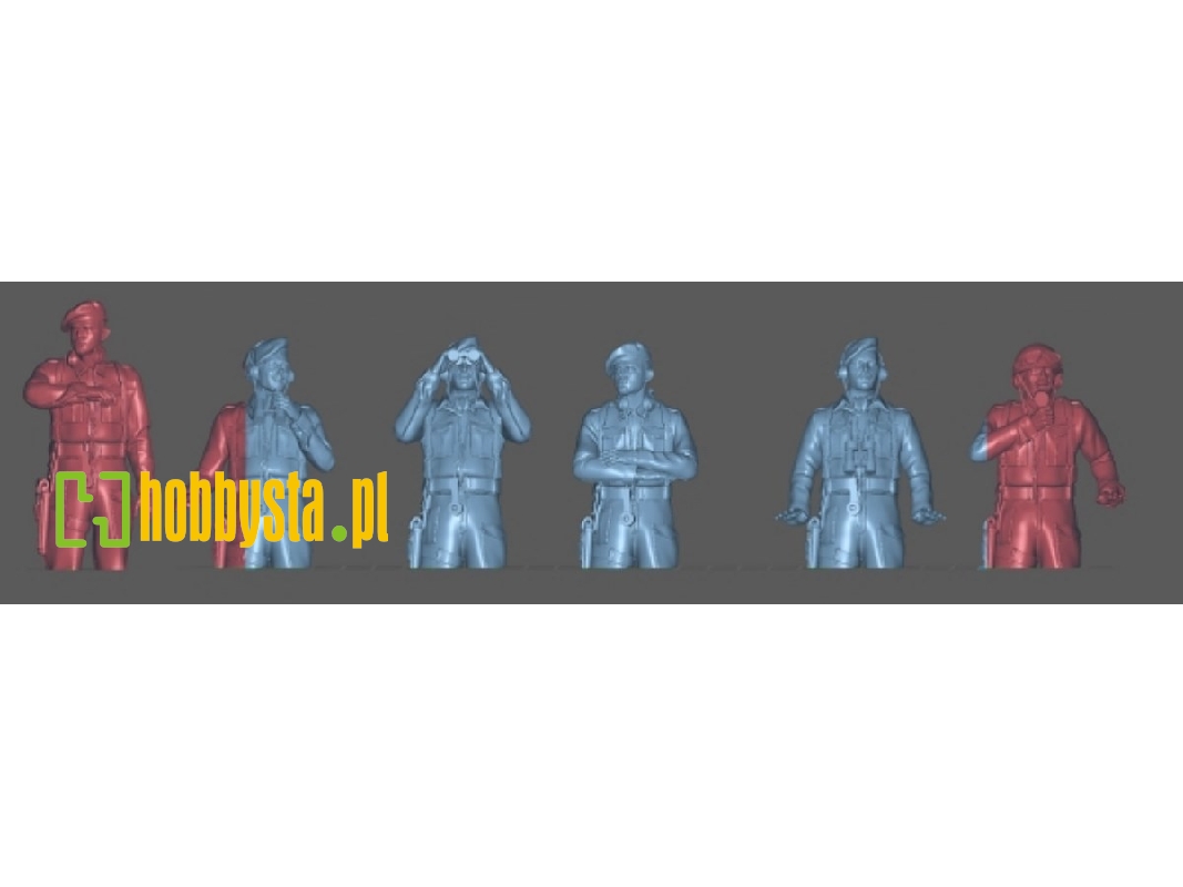 British Armoured Vehicles / Tanks Crew (Half-figures) - zdjęcie 1