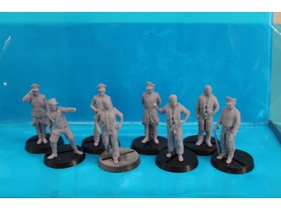 German Wwii Luftwaffe Austrian Aces - Novotny / Stolz / Gollob / Schall / Weiss / Bartels / Schiess And Döbrich (3d-printed) - 