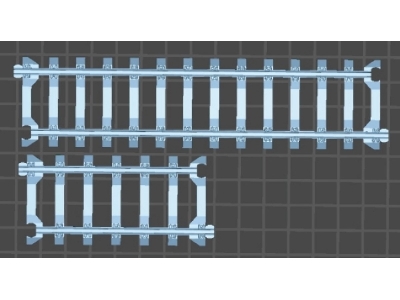 Railway Tracks (Straight / 3d-printed) - zdjęcie 1