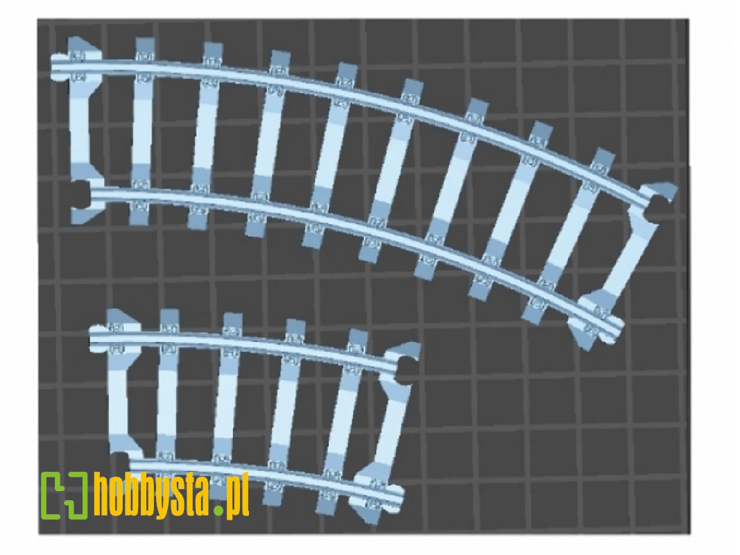 Railway Tracks (Bent / 3d-printed) - zdjęcie 1