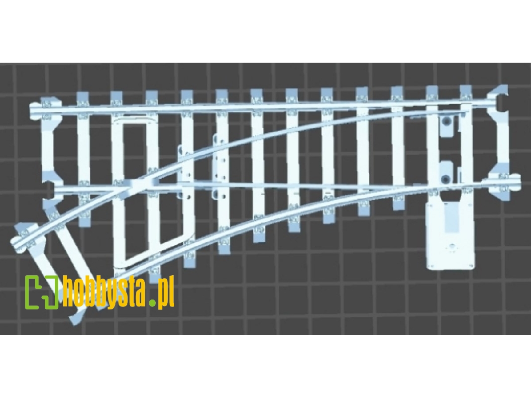Railway Switch (Left / 3d-printed) - zdjęcie 1