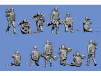 Modern Bundeswehr Soldiers With Anti-tank Weapons (3d-printed) - zdjęcie 1