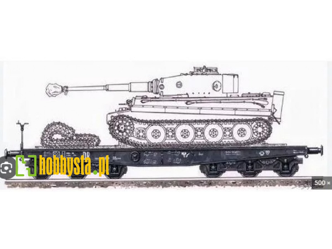 80 Ton Reichsbahn Flat Wagon - zdjęcie 1