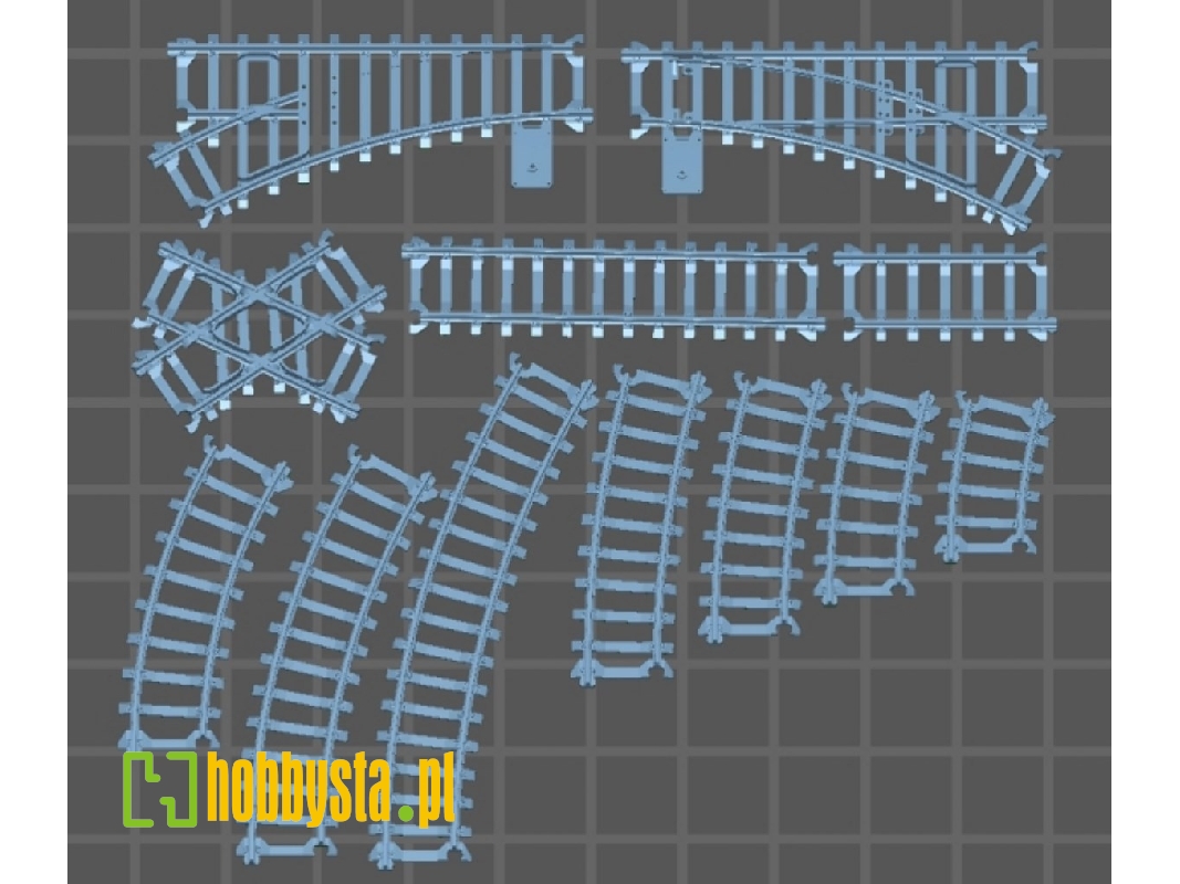 Railway Tracks Curved And Straight For Narrow Gauge (3d-printed) - zdjęcie 1