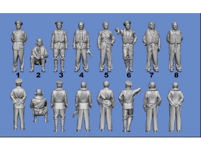 Polish, Czech & Slovak Ww Ii Aces Of The Raf - Kuttelwascher / Frantisek And Horbaczewski (3d-printed) - zdjęcie 1