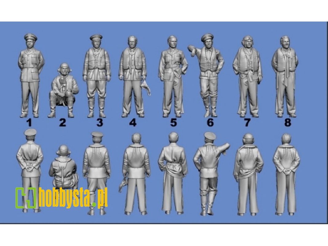 Polish, Czech & Slovak Ww Ii Aces Of The Raf - Kuttelwascher / Frantisek And Horbaczewski (3d-printed) - zdjęcie 1