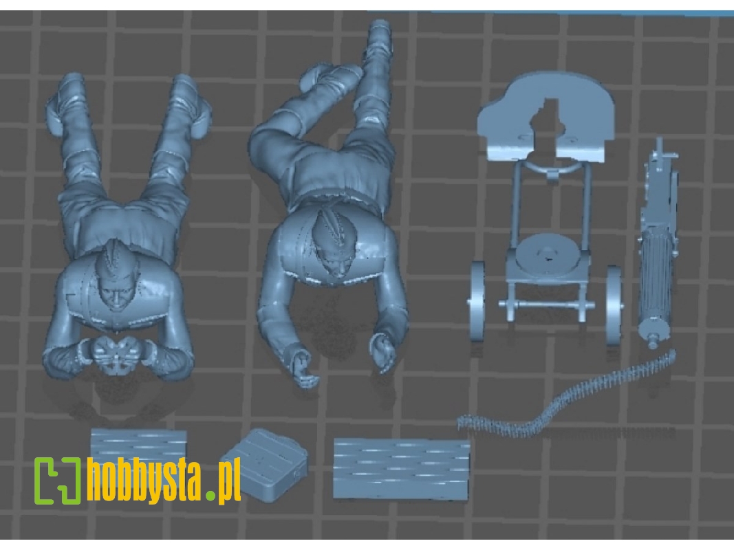 2 Russian Soldiers With Mg Maxim (3d-printed) - zdjęcie 1