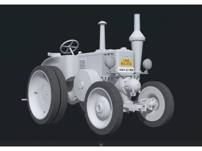 Lanz Buldog Tractor (1939 / 3d-printed) - zdjęcie 1