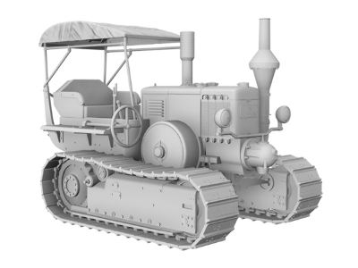 Lanz Bulldog With Solid Chains And Roof (3d-printed) - zdjęcie 1