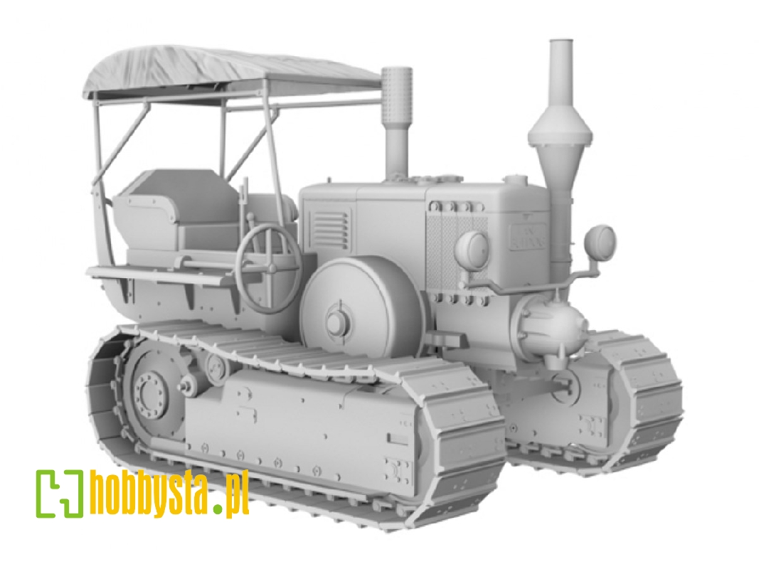 Lanz Bulldog With Solid Chains And Roof (3d-printed) - zdjęcie 1