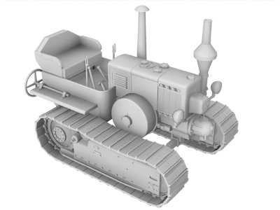 Lanz Bulldog With Solid Chains (3d-printed) - zdjęcie 1