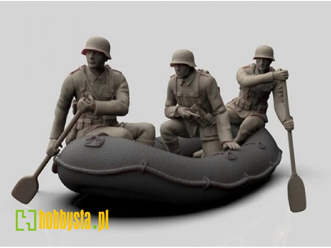 German Inflatable Boat With 3 Storm Pioneers - zdjęcie 1